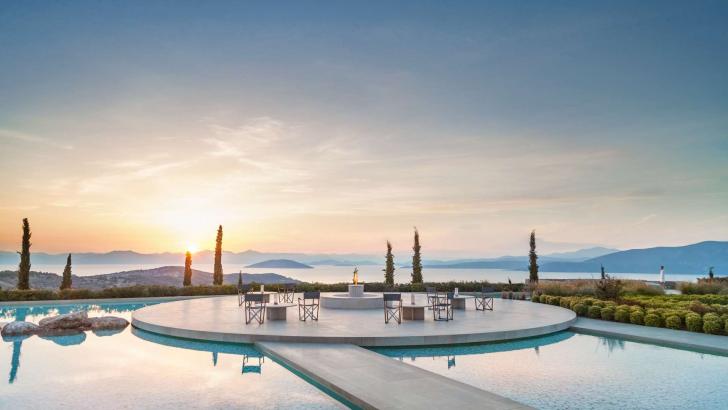 Amanzoe luxe hotel deals